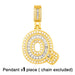 Wholesale 26 English gold gold plated necklace JDC-NE-AS564 Necklaces 集沛 Wholesale Jewelry JoyasDeChina Joyas De China