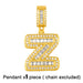 Wholesale 26 English gold gold plated necklace JDC-NE-AS564 Necklaces 集沛 Z Wholesale Jewelry JoyasDeChina Joyas De China