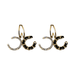 Wholesale 925 Silver Post Alphabet Rhinestone Earrings (F)JDC-ES-Fengm006 Earrings 丰美 Wholesale Jewelry JoyasDeChina Joyas De China