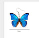 Wholesale acrylic Butterfly Earrings JDC-ES-XUEP022 Earrings 雪帕 Wholesale Jewelry JoyasDeChina Joyas De China