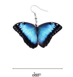 Wholesale acrylic Butterfly Earrings JDC-ES-XUEP022 Earrings 雪帕 Wholesale Jewelry JoyasDeChina Joyas De China