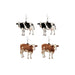 Wholesale acrylic cow earrings JDC-ES-XUEP012 Earrings 雪帕 Wholesale Jewelry JoyasDeChina Joyas De China