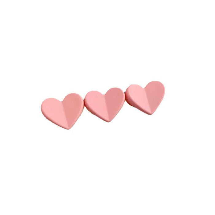 Wholesale Acrylic Heart Hair Clip JDC-HC-HaoF001 Hair Clip 浩福 Wholesale Jewelry JoyasDeChina Joyas De China