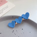 Wholesale Acrylic Heart Hair Clip JDC-HC-HaoF001 Hair Clip 浩福 Wholesale Jewelry JoyasDeChina Joyas De China