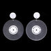 Wholesale acrylic retro circle earrings JDC-ES-XUEP013 Earrings 雪帕 light Wholesale Jewelry JoyasDeChina Joyas De China