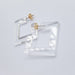 Wholesale acrylic round earrings JDC-ES-XUEP021 Earrings 雪帕 12 Wholesale Jewelry JoyasDeChina Joyas De China