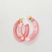 Wholesale acrylic round earrings JDC-ES-XUEP021 Earrings 雪帕 19 Wholesale Jewelry JoyasDeChina Joyas De China