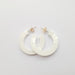 Wholesale acrylic round earrings JDC-ES-XUEP021 Earrings 雪帕 20 Wholesale Jewelry JoyasDeChina Joyas De China