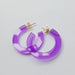 Wholesale acrylic round earrings JDC-ES-XUEP021 Earrings 雪帕 23 Wholesale Jewelry JoyasDeChina Joyas De China