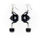 Wholesale acrylic teapot teacup earrings JDC-ES-XUEP017 Earrings 雪帕 black Wholesale Jewelry JoyasDeChina Joyas De China