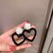 Wholesale Alloy Black Flower Leaf Earrings JDC-ES-GM006 Earrings 冈麦 #6 Love Rose Wholesale Jewelry JoyasDeChina Joyas De China