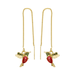 Wholesale Alloy Color Animal Necklace Vintage Bird Earrings JDC-ES-GM004 Earrings 冈麦 Wholesale Jewelry JoyasDeChina Joyas De China