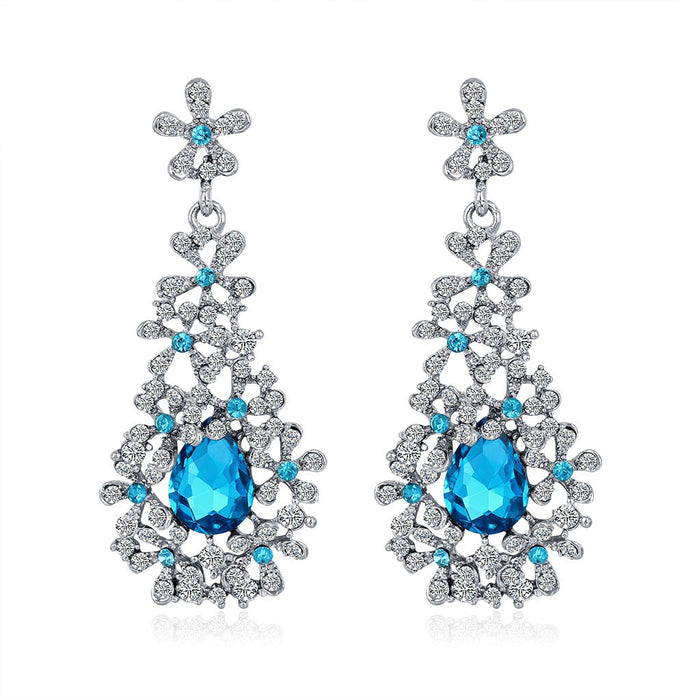 Wholesale alloy diamond earrings JDC-ES-GSDB029 Earrings 丹比华比 Wholesale Jewelry JoyasDeChina Joyas De China