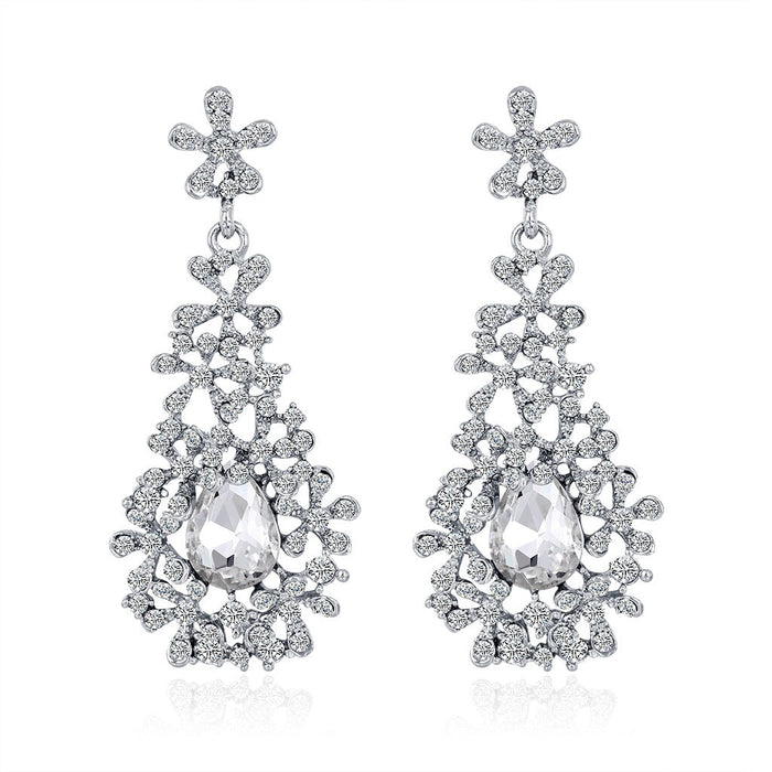 Wholesale alloy diamond earrings JDC-ES-GSDB029 Earrings 丹比华比 A Wholesale Jewelry JoyasDeChina Joyas De China