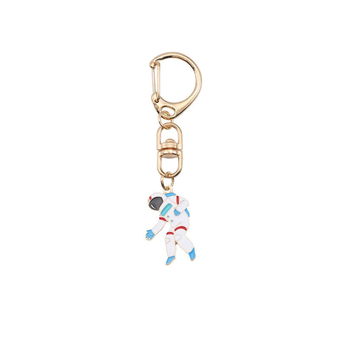 Wholesale Alloy Enamel Planet Astronaut Keychain JDC-KC-TianG003 Keychains 天高 Wholesale Jewelry JoyasDeChina Joyas De China