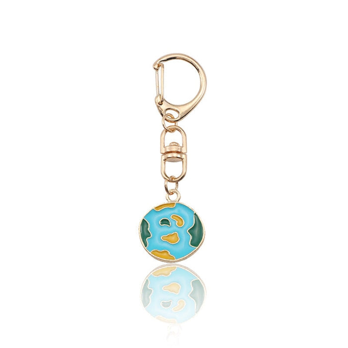 Wholesale Alloy Enamel Planet Astronaut Keychain JDC-KC-TianG003 Keychains 天高 Wholesale Jewelry JoyasDeChina Joyas De China