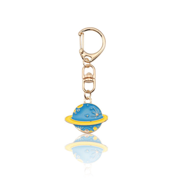 Wholesale Alloy Enamel Planet Astronaut Keychain JDC-KC-TianG003 Keychains 天高 XQ1 Wholesale Jewelry JoyasDeChina Joyas De China