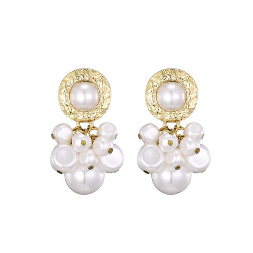 Wholesale Alloy Imitation Pearl Earrings JDC-ES-GANL009 Earrings 甘来 Wholesale Jewelry JoyasDeChina Joyas De China