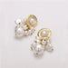 Wholesale Alloy Imitation Pearl Earrings JDC-ES-GANL009 Earrings 甘来 Wholesale Jewelry JoyasDeChina Joyas De China