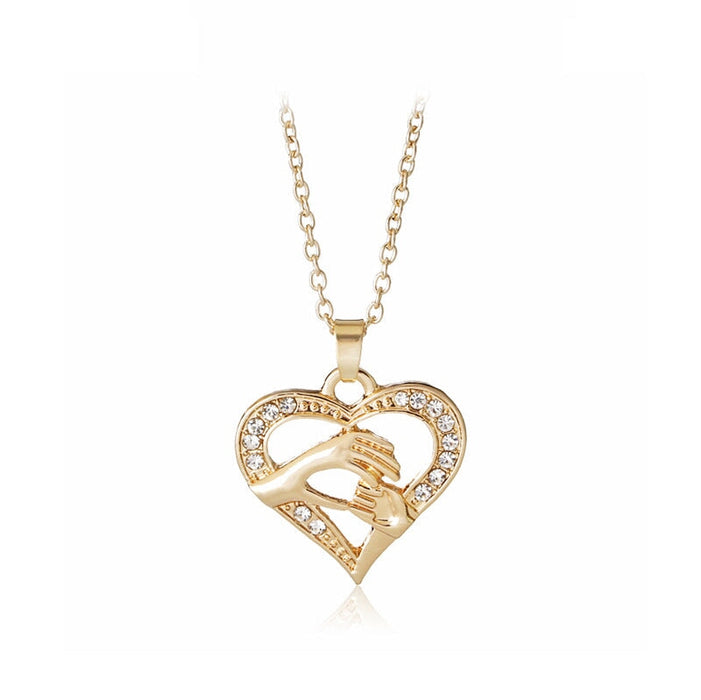 Wholesale alloy mother's day love JDC-NE-ZJ008 ecklaces 志嘉 A1739-golden Wholesale Jewelry JoyasDeChina Joyas De China