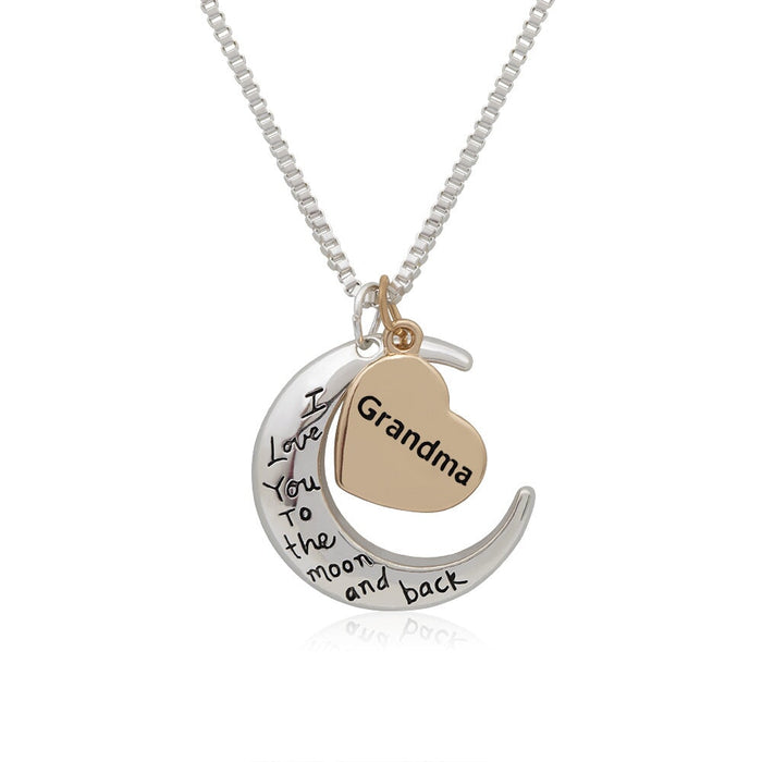 Wholesale alloy mother's day love necklace JDC-NE-ZJ002 Necklaces 志嘉 Wholesale Jewelry JoyasDeChina Joyas De China