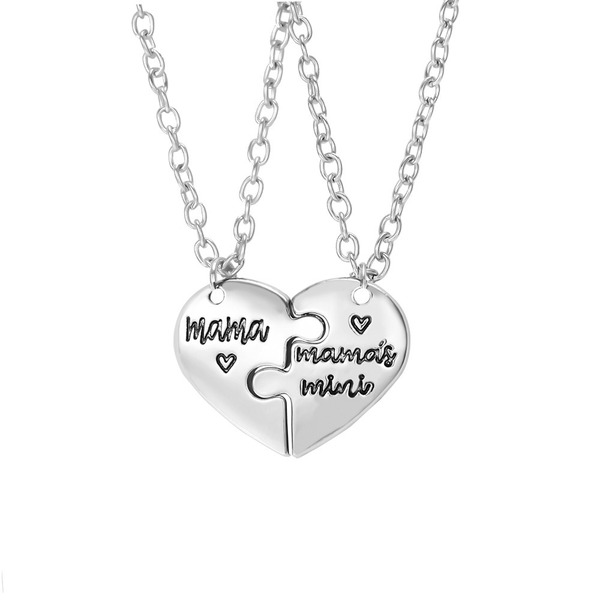 Wholesale alloy mother's day love necklace JDC-NE-ZJ009 Necklaces 志嘉 A2702-3 Wholesale Jewelry JoyasDeChina Joyas De China