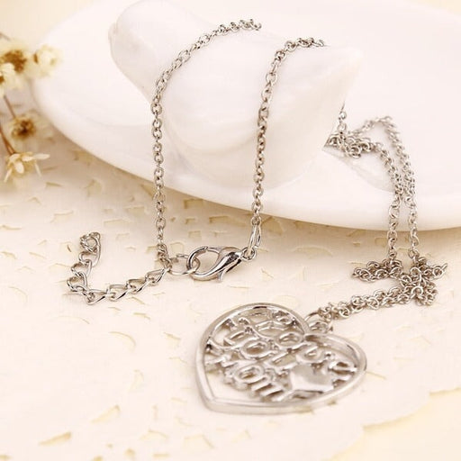 Wholesale alloy mother's day love necklace JDC-NE-ZJ013 Necklaces 志嘉 Wholesale Jewelry JoyasDeChina Joyas De China