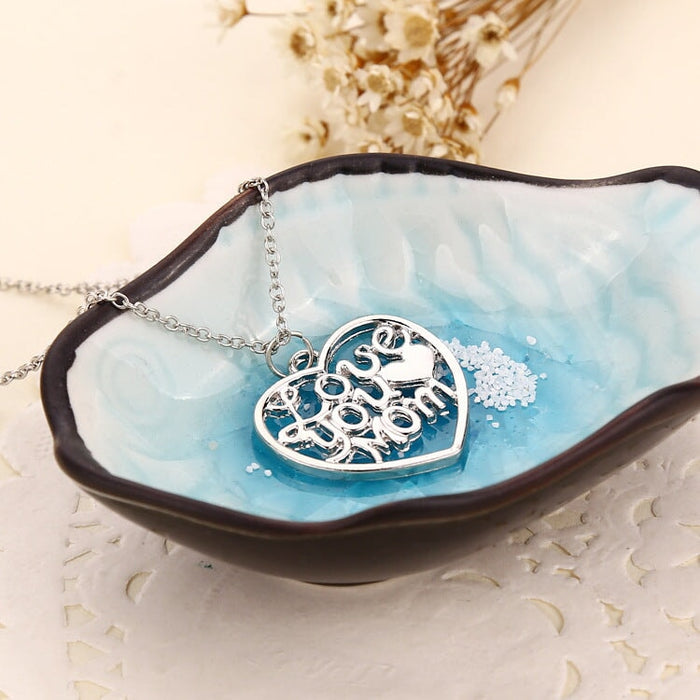 Wholesale alloy mother's day love necklace JDC-NE-ZJ013 Necklaces 志嘉 Wholesale Jewelry JoyasDeChina Joyas De China