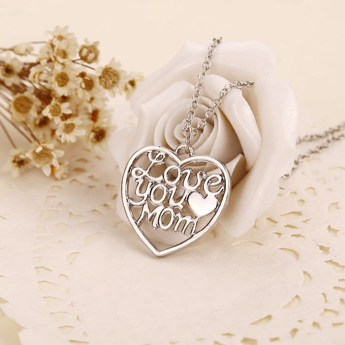 Wholesale alloy mother's day love necklace JDC-NE-ZJ013 Necklaces 志嘉 Wholesale Jewelry JoyasDeChina Joyas De China