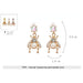 Wholesale Alloy Rhinestone Bee Insect Earrings JDC-ES-JJ360 Earrings 聚嘉 Wholesale Jewelry JoyasDeChina Joyas De China