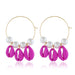 Wholesale Alloy Shell Pearl Earrings JDC-ES-Duoh009 Earrings 朵涵 Wholesale Jewelry JoyasDeChina Joyas De China