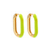 Wholesale Alloy U Shape Earrings JDC-ES-Ruol003 Earrings 若龙 Green a20-1-1-4 Wholesale Jewelry JoyasDeChina Joyas De China