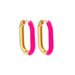 Wholesale Alloy U Shape Earrings JDC-ES-Ruol003 Earrings 若龙 Rose A20-1-1-1 Wholesale Jewelry JoyasDeChina Joyas De China
