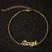 Wholesale Angel Stainless Steel Anklet JDC-AS-Shuangs003 Anklet 双硕 gold Wholesale Jewelry JoyasDeChina Joyas De China