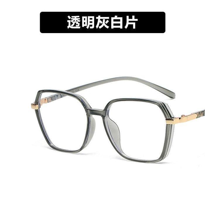 Wholesale Anti Blue Light Irregular PC Glasses Frames JDC-SG-PLS017 Sunglasses 普琳丝 grey / Wholesale Jewelry JoyasDeChina Joyas De China