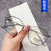 Wholesale anti blue light irregular round frame metal glasses JDC-SG-PLS011 Sunglasses 普琳丝 Wholesale Jewelry JoyasDeChina Joyas De China