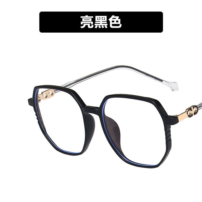 Wholesale Anti Blue Light PC Glasses Frame Irregular Flat Mirror JDC-SG-PLS020 Sunglasses 普琳丝 Wholesale Jewelry JoyasDeChina Joyas De China