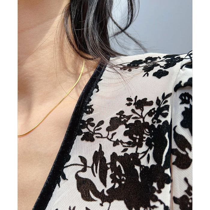 Wholesale basic versatile snake bone chain bare chain stacked with plain chain thin chain necklace for women Necklaces JoyasDeChina Wholesale Jewelry JoyasDeChina Joyas De China