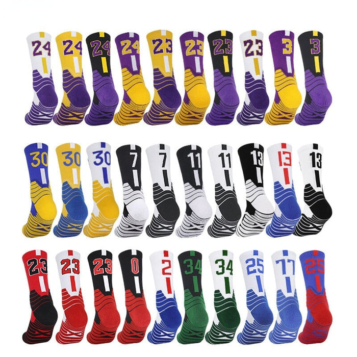 Wholesale Basketball Socks Polyester High Elastic Silk Long Mid Tube Sports Socks JDC-SK-LingTu008 Sock 领途 Wholesale Jewelry JoyasDeChina Joyas De China