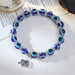 Wholesale beach foot ornaments alloy Devil's Eye pendant beads tassel anklet bracelet dual-use Bracelet JoyasDeChina ADAR01-2 Wholesale Jewelry JoyasDeChina Joyas De China