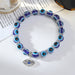 Wholesale beach foot ornaments alloy Devil's Eye pendant beads tassel anklet bracelet dual-use Bracelet JoyasDeChina ADAR01-5 Wholesale Jewelry JoyasDeChina Joyas De China