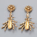 Wholesale Bee Alloy Rhinestone Earrings JDC-ES-JJ356 Earrings 聚嘉 Wholesale Jewelry JoyasDeChina Joyas De China
