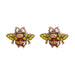 Wholesale Bee Diamond Insect Alloy Earrings JDC-ES-LIUM003 Earrings 榴芒 Wholesale Jewelry JoyasDeChina Joyas De China