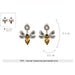 Wholesale Bee Metal Rhinestone Earrings JDC-ES-JJ354 Earrings 聚嘉 Wholesale Jewelry JoyasDeChina Joyas De China