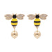 Wholesale Bee Pearl Alloy Rhinestone Earrings JDC-ES-JJ358 Earrings 聚嘉 yellow Wholesale Jewelry JoyasDeChina Joyas De China