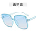 Wholesale beige pc sunglasses JDC-SG-JinF014 Sunglasses 季丰 Transparent blue Wholesale Jewelry JoyasDeChina Joyas De China