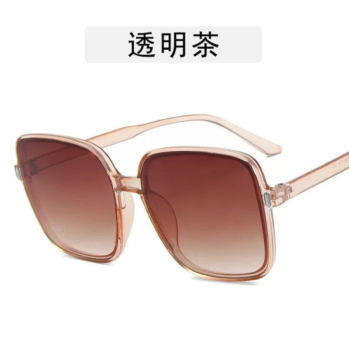 Wholesale beige pc sunglasses JDC-SG-JinF014 Sunglasses 季丰 Transparent tea Wholesale Jewelry JoyasDeChina Joyas De China