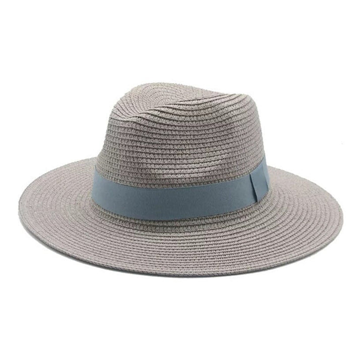 Wholesale Black Belt Outdoor Beach Straw Hat JDC-FH-Guanchuan003 Fashionhat 冠川 Wholesale Jewelry JoyasDeChina Joyas De China