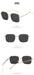 Wholesale black resin sunglasses JDC-SG-KD127 Sunglasses 珂盾 Gold frame dark gray picture Wholesale Jewelry JoyasDeChina Joyas De China