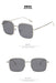 Wholesale black resin sunglasses JDC-SG-KD127 Sunglasses 珂盾 Silver frame light grey picture Wholesale Jewelry JoyasDeChina Joyas De China